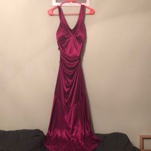 NWT Windsor satin berry dress
